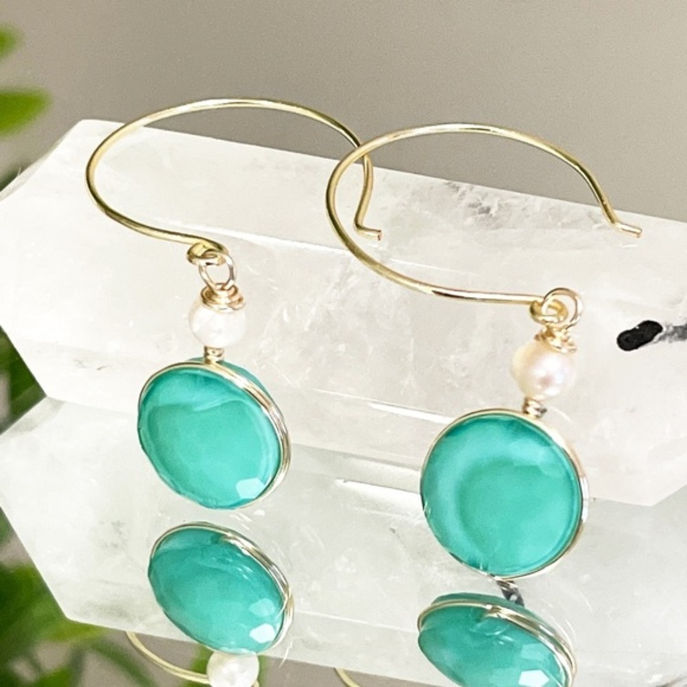 🎁Artisan ♥️wrapping cristals earrings